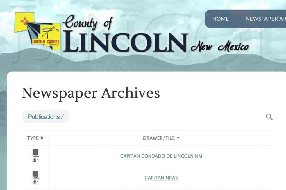 Lincoln County Archives